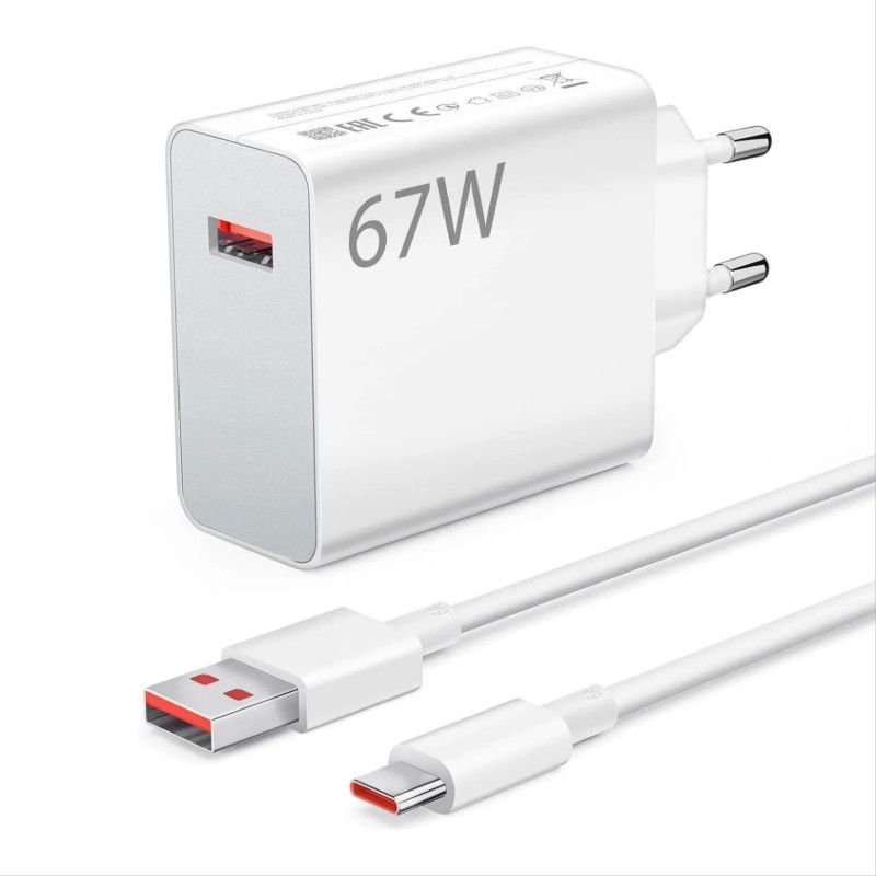 67 Watt Hızlı Turbo Kafa Ve Başlık Şarj Seti